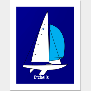 International Etchells Class Sailboat Posters and Art